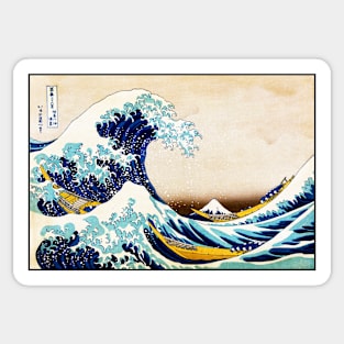 Japanese wave Sticker